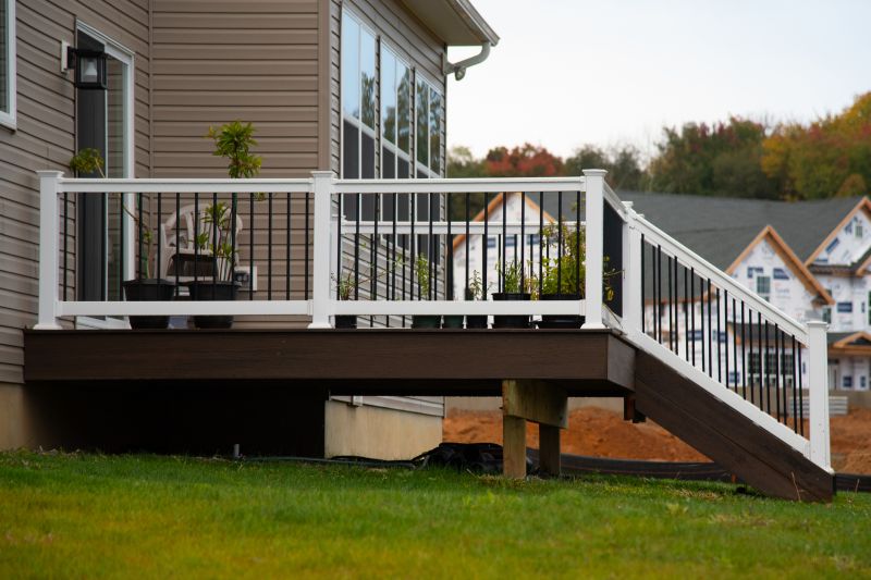 Wood Stair Railing Repair in Kansas City, KS